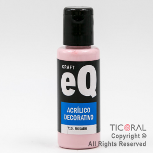 ACRIL.DECOR.EQ 710 ROSADO 50ML X 6 UNIDADES